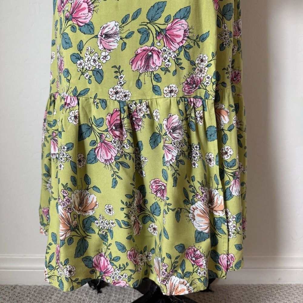Womens Boho Floral True Wrap Bell Sleeve Maxi Dress Spring Wedding Guest Travel - Picture 8 of 16